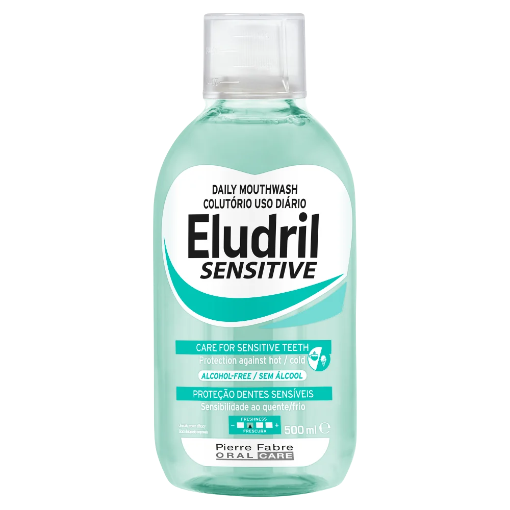 Eludril Sensitive płyn do płukania jamy ustnej, 500 ml