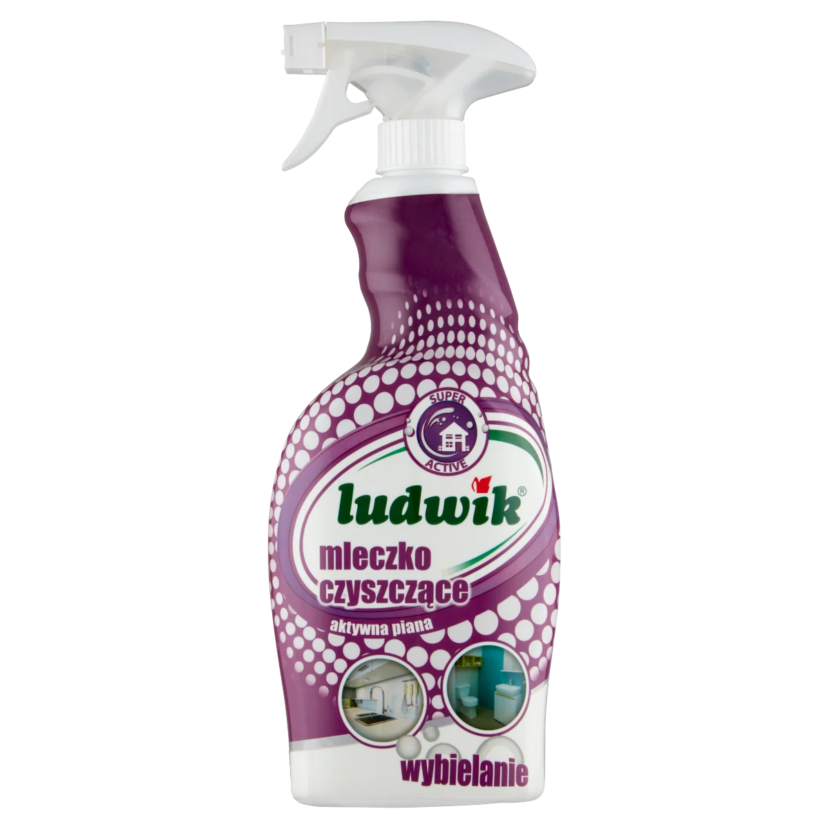 Ludwik Super Active mleczko czyszczące w sprayu, 750 ml