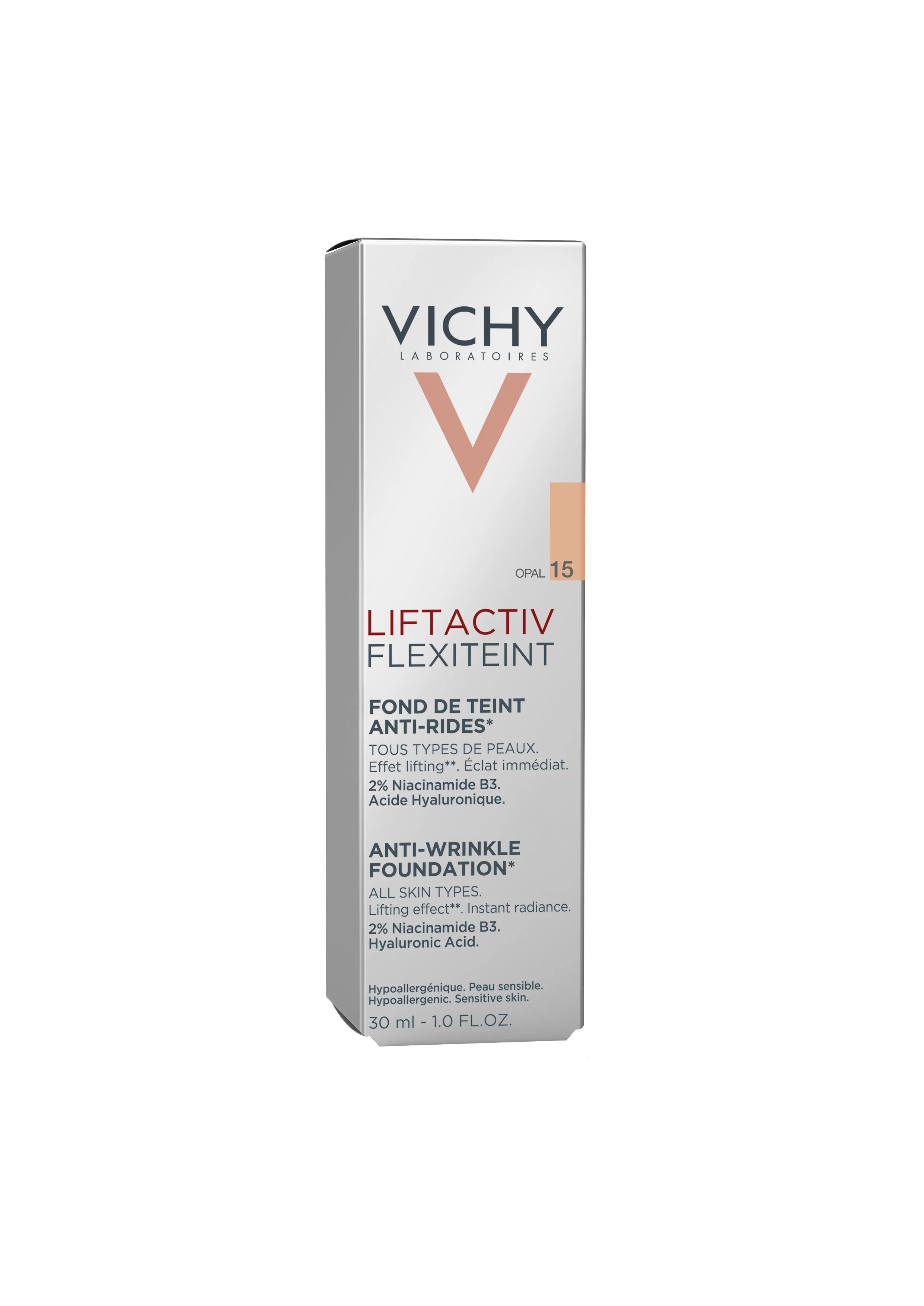 Vichy Liftactiv Flexiteint 15 Opal podkład wygładzający zmarszczki, 30 ml