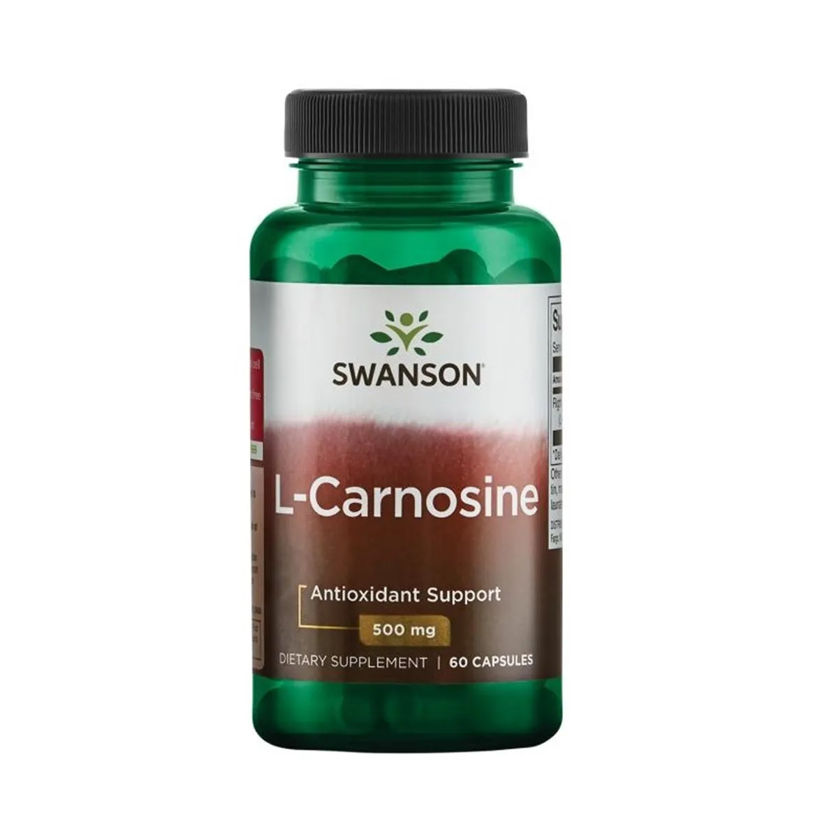 Swanson, L - Karnozyna, 500 mg, suplement diety, 60 kapsułek