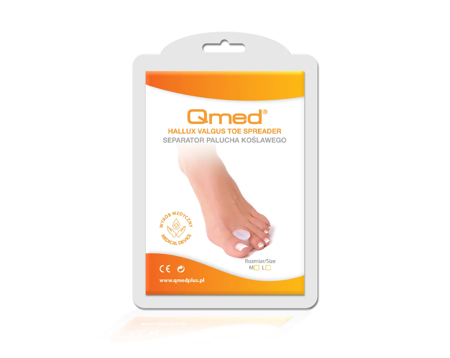 Qmed Care Hallux Valgus separator palucha koślawego, 2 szt.
