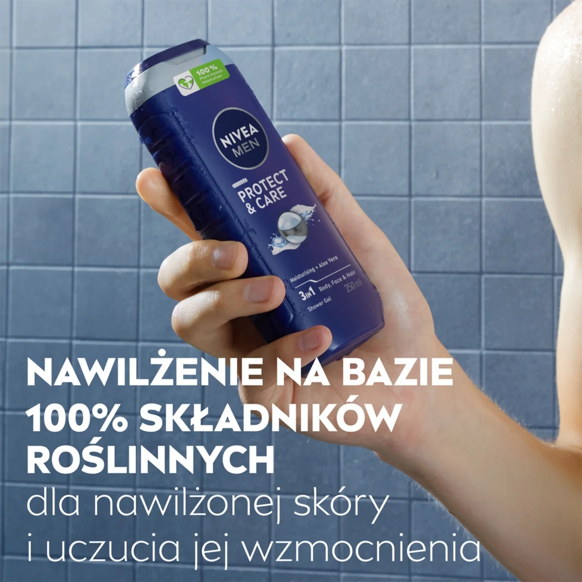 Nivea Protect & Care żel pod prysznic 3w1, 250 ml
