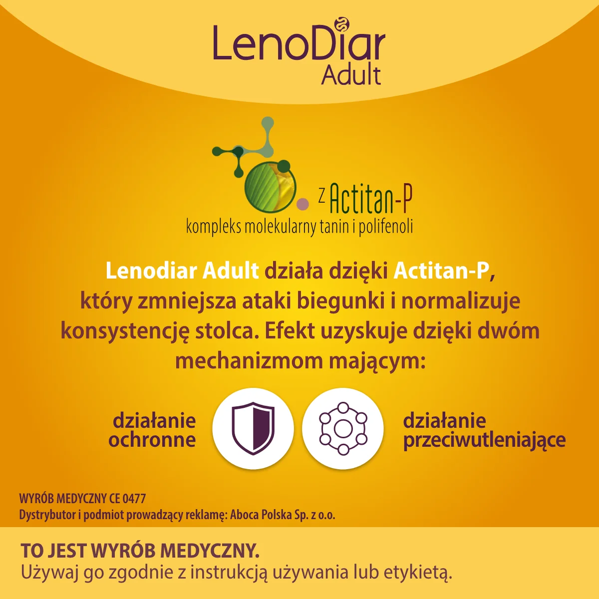 LenoDiar Adult, 20 kapsułek 