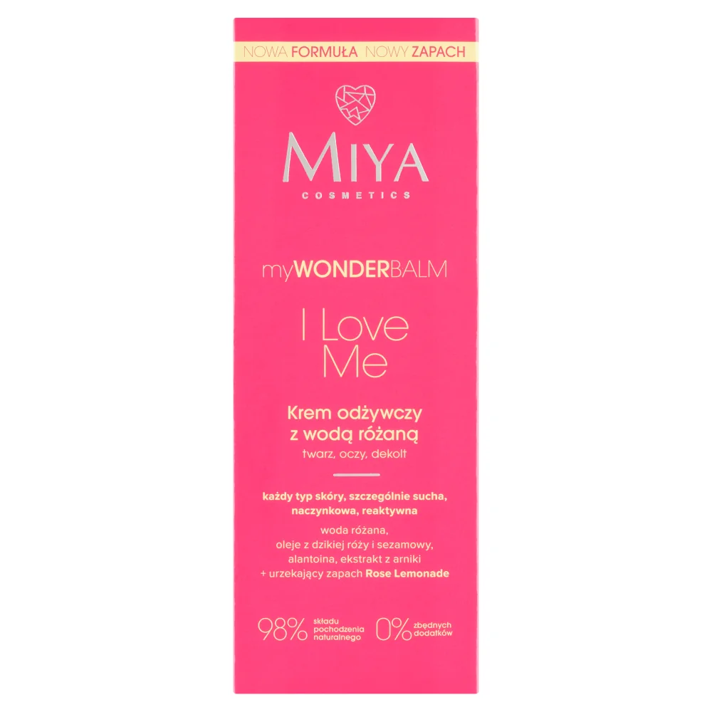 Miya MyWonderBalm krem odżywczy z wodą różaną, 75 ml