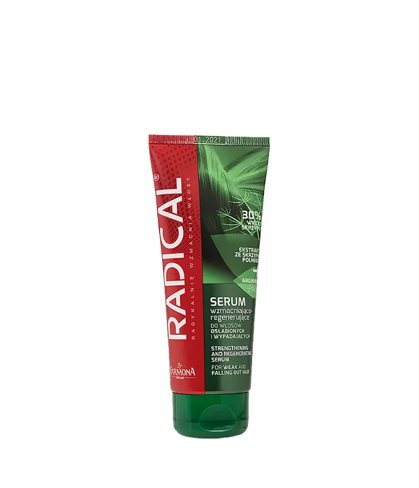 Radical serum wzmacniająco-regenerujące do włosów osłabionych i wypadających, 100 ml