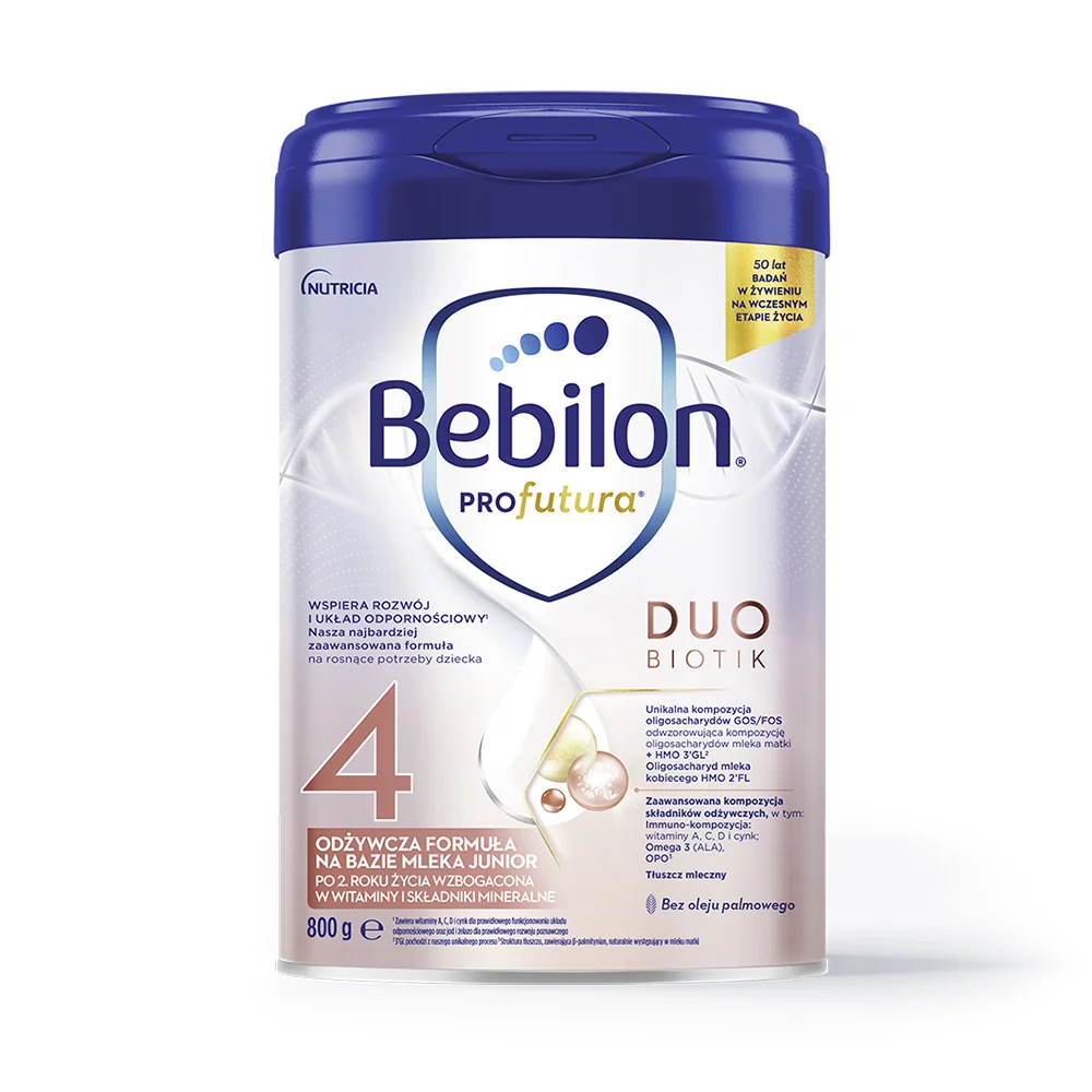 Bebilon Profutura DuoBiotik 4 odżywcza formuła na bazie mleka po 2. roku życia, 800 g