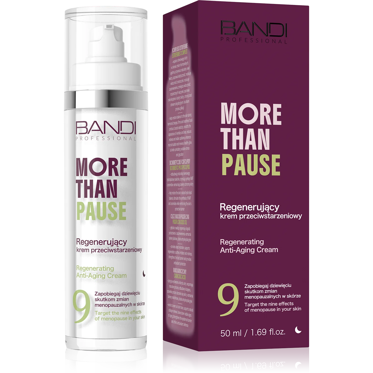 Bandi More Than Pause regenerujący krem przeciwstarzeniowy, 50 ml