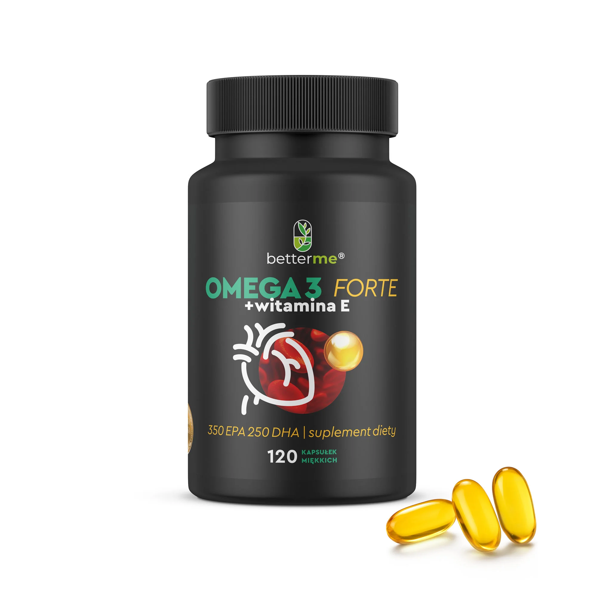 BetterMe Omega 3 Forte 120 kapsułek miękkich