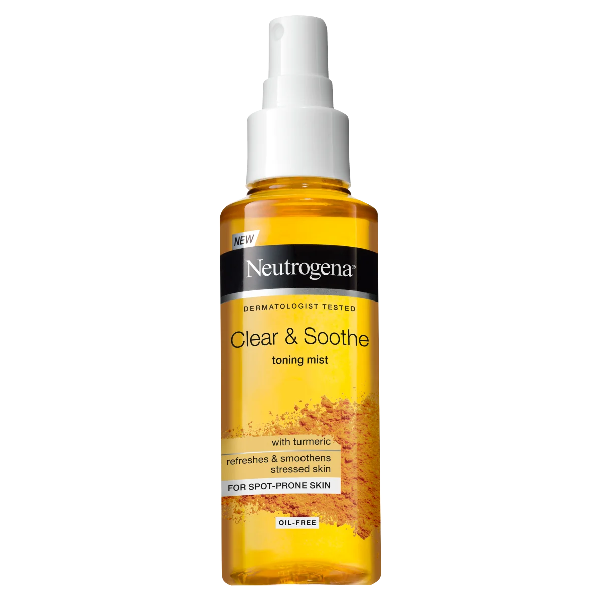 Neutrogena® Clear & Soothe mgiełka do twarzy z kurkumą, 125 ml