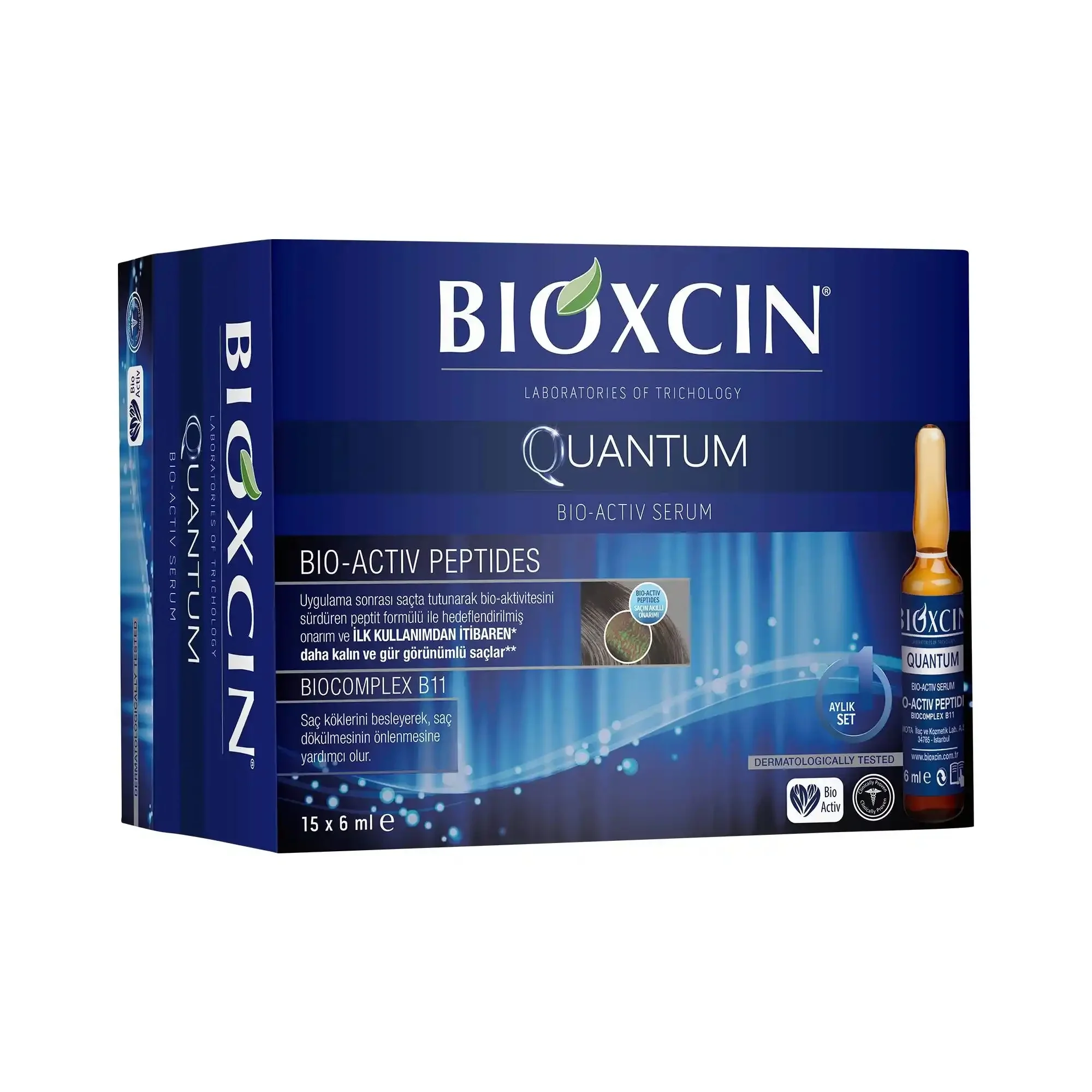Bioxin Quantum serum przeciw wypadaniu włosów, 15 x 6 ml