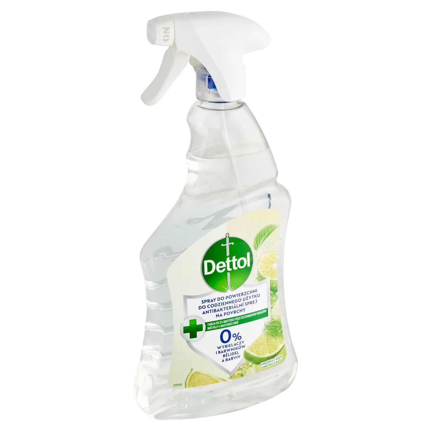 Dettol wielofunkcyjny spray do powierzchni o zapachu limonki i mięty, 500 ml