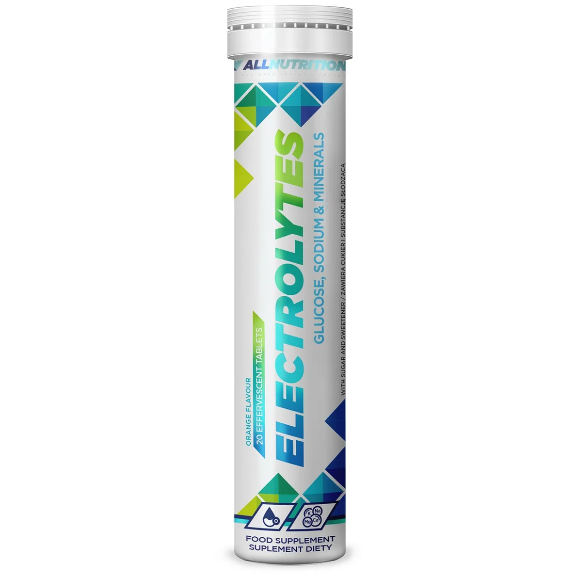 ALLNUTRITION Electrolytes tabletki musujące orange 20 szt.