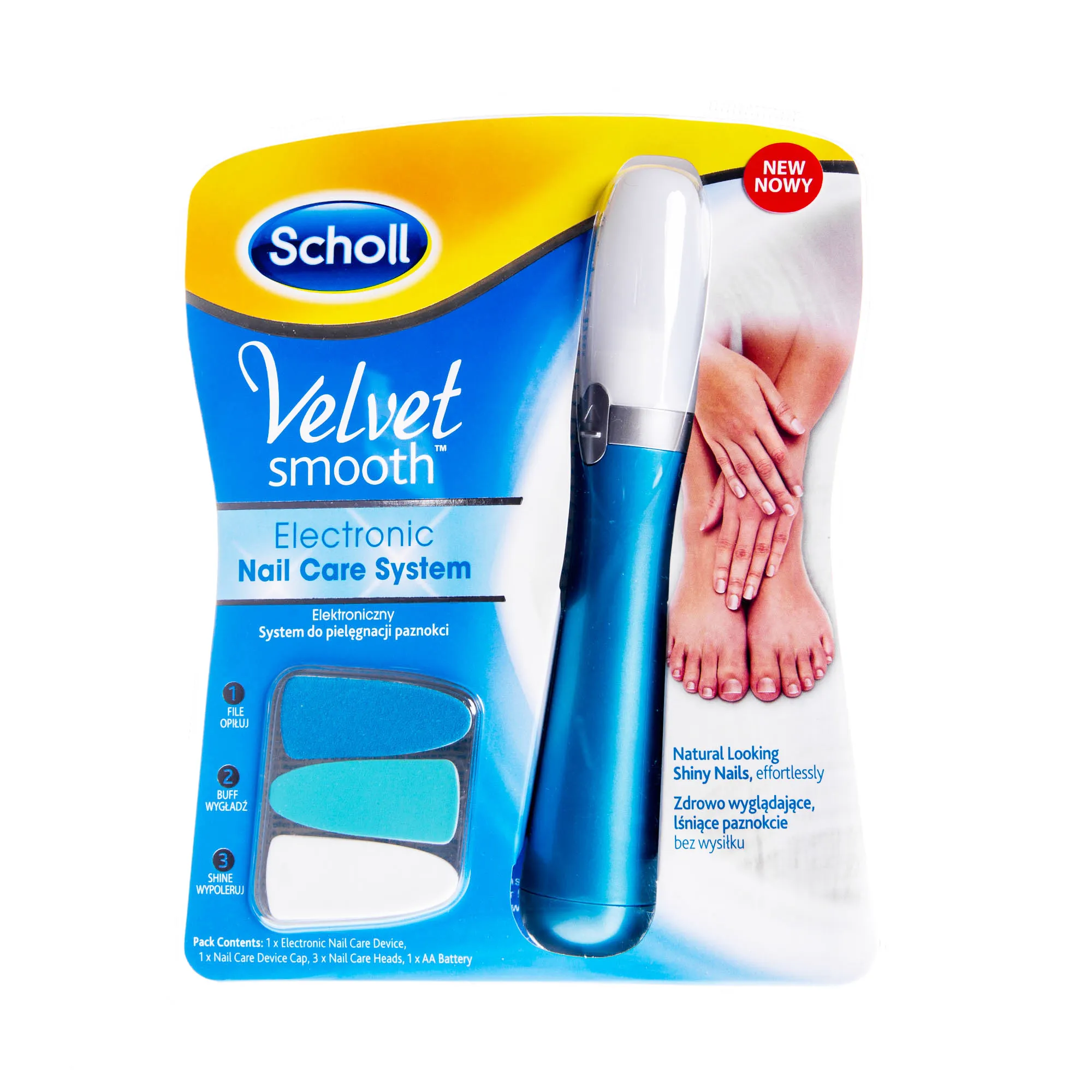 Scholl Velvet Smooth - elektroniczny system do pielęgnacji paznokci