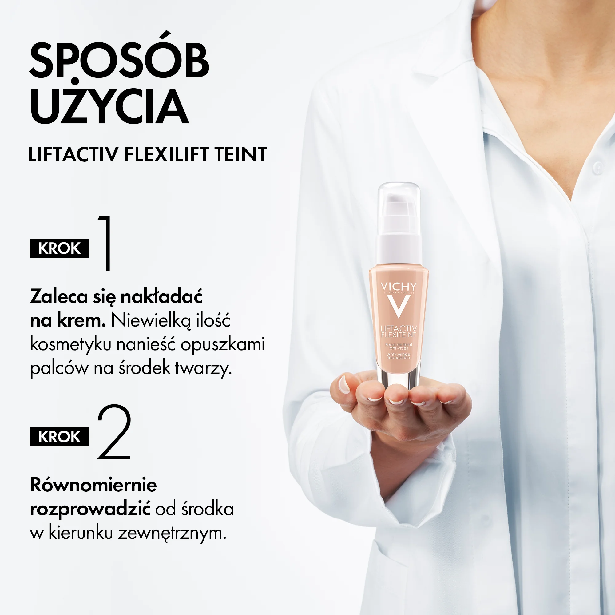 Vichy Liftactiv Fleximent 25 Nude podkład wygładzający zmarszczki, 30 ml