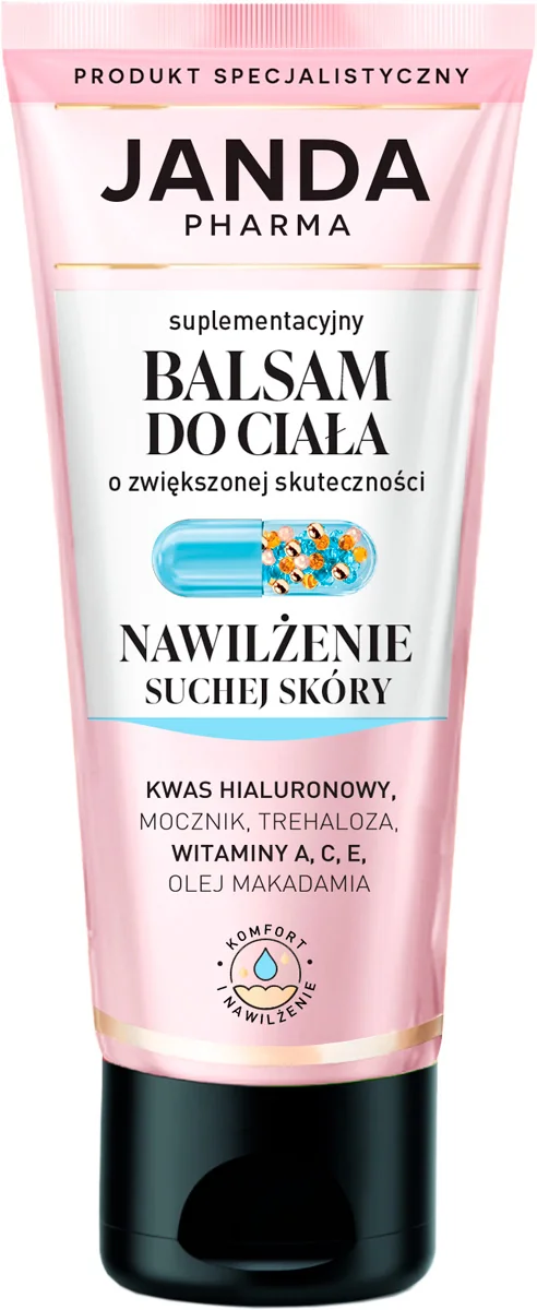 Janda Pharma suplementacyjny balsam do ciała - nawilżenie, regeneracja, odżywienie, 200 ml