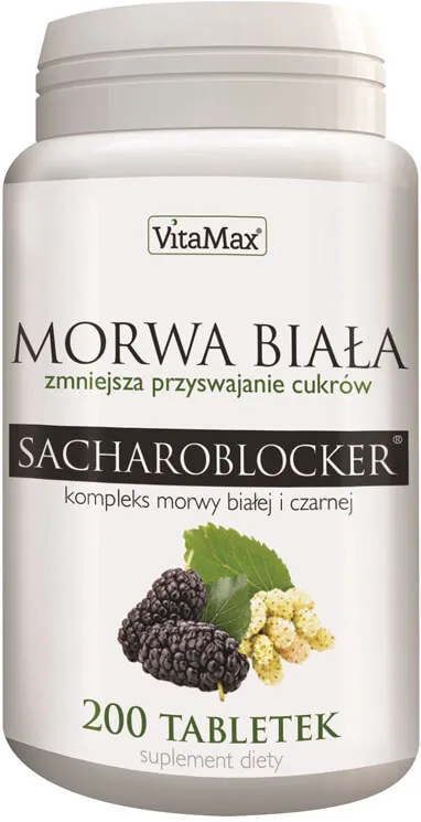 Morwa Biała, suplement diety, 200 tabletek