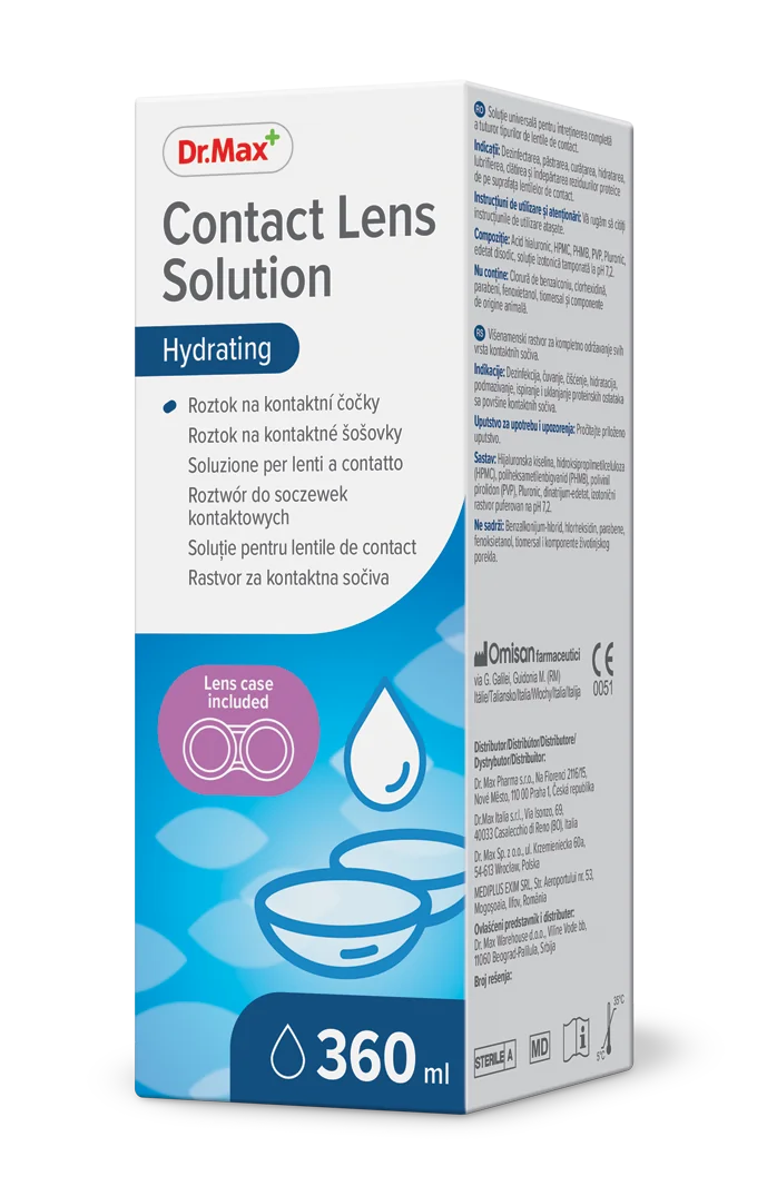 Contact Lens Solution Dr. Max roztwór do soczewek kontaktowych, 360 ml