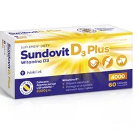 Sundovit D3 Plus, suplement diety, 60 tabletek