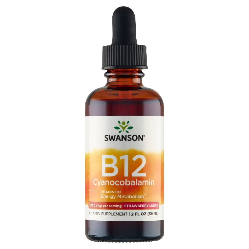 Swanson Witamina B12 płyn, 59 ml
