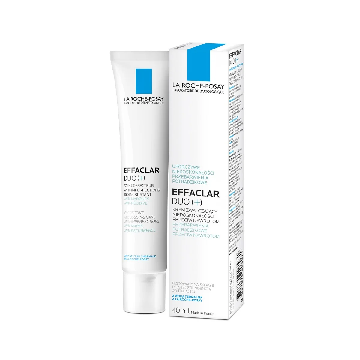 La Roche-Posay Effaclar Duo + Krem zwalczający niedoskonałości, 40 ml