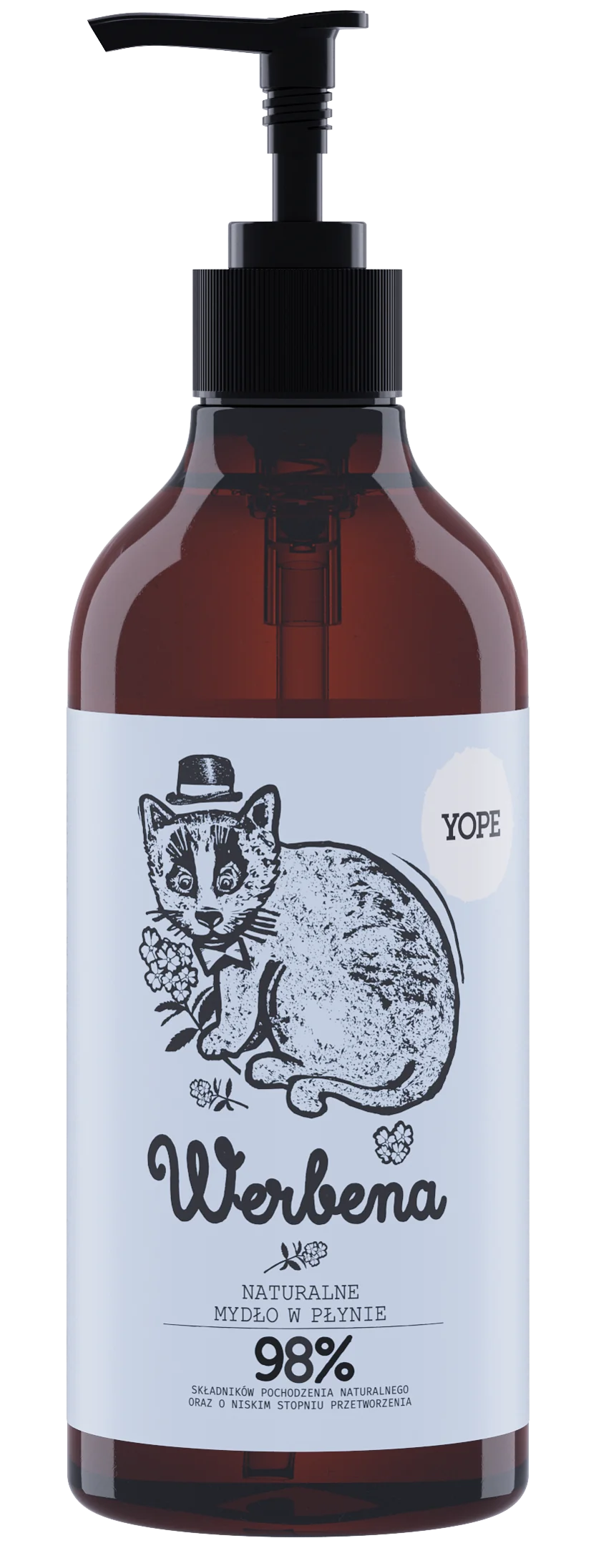 Yope Werbena, naturalne mydło w płynie, 500 ml