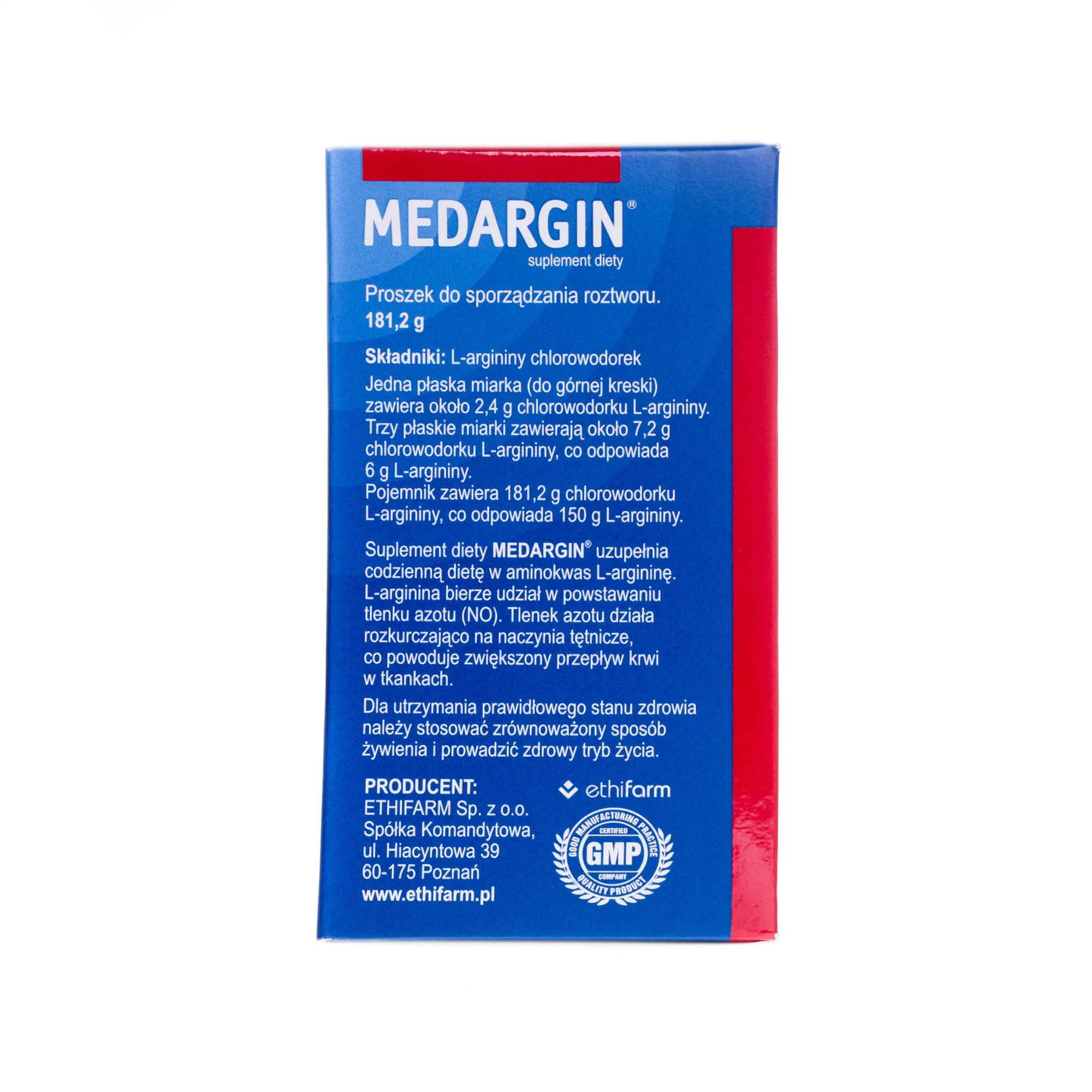 Medargin, proszek do sporządzania roztworu, 181,2 g(pojemnik) 