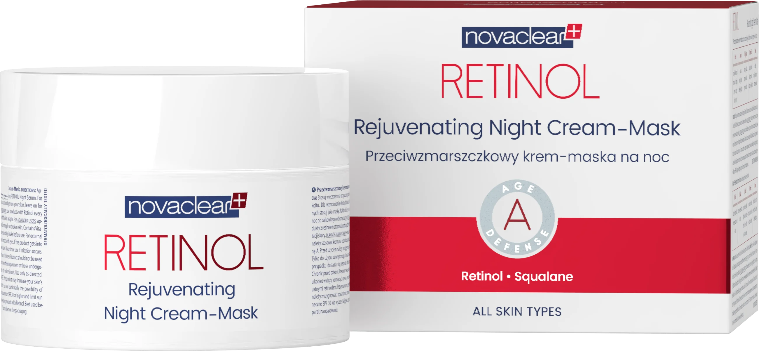 Novaclear Retinol krem-maska na noc, 50 ml