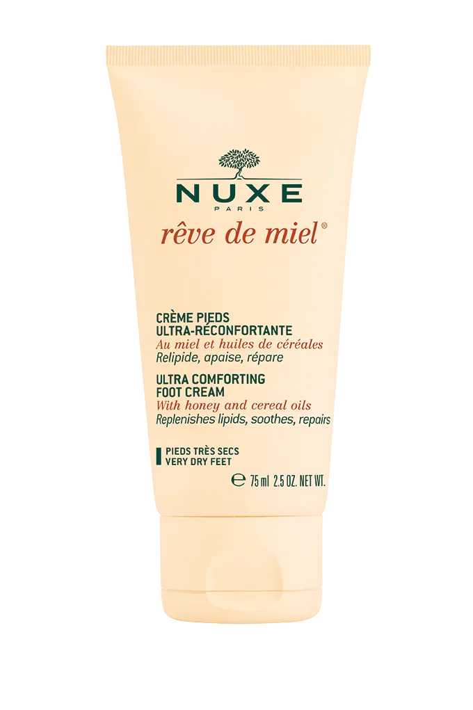 Nuxe Reve de Miel, ultrakomfortowy krem do stóp, 75 ml