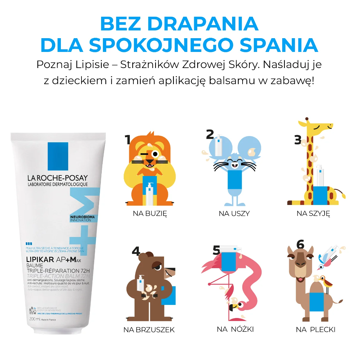 La Roche-Posay Lipikar Syndet AP+ krem myjący uzupełniający poziom lipidów, 200 ml