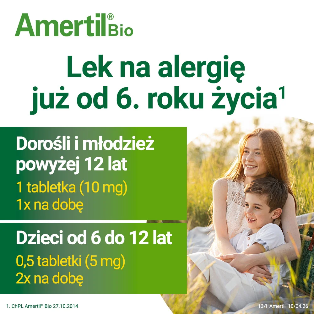 Amertil Bio 10 mg 10 tabletek powlekanych