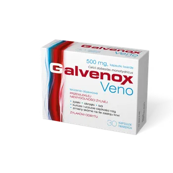 Galvenox Veno, 500 mg, 30 kapsułek 