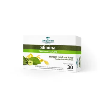 Slimina Green Coffee Caps, suplement diety, 30 kapsułek 