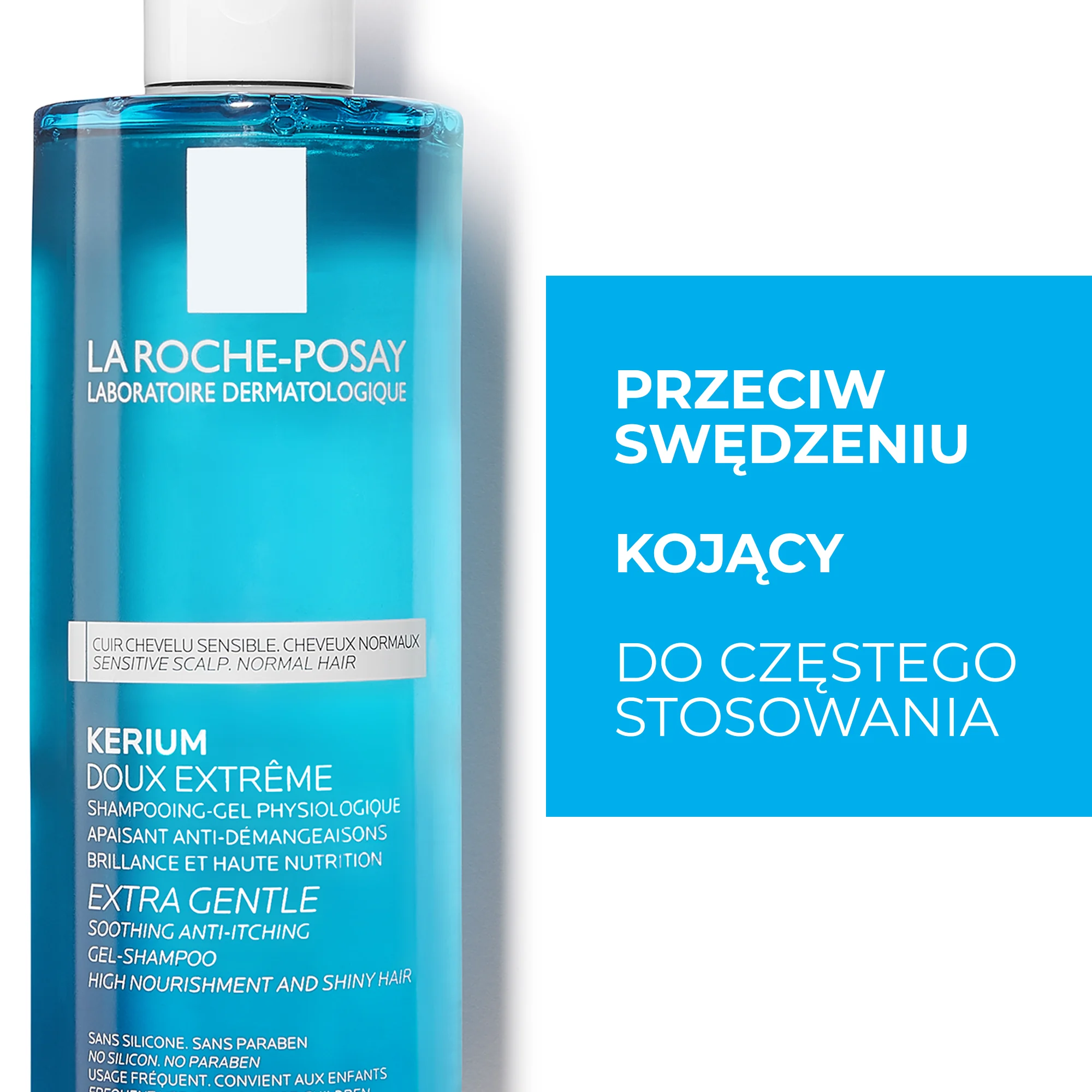 La Roche-Posay Kerium szampon ekstremalnie delikatny, 400 ml