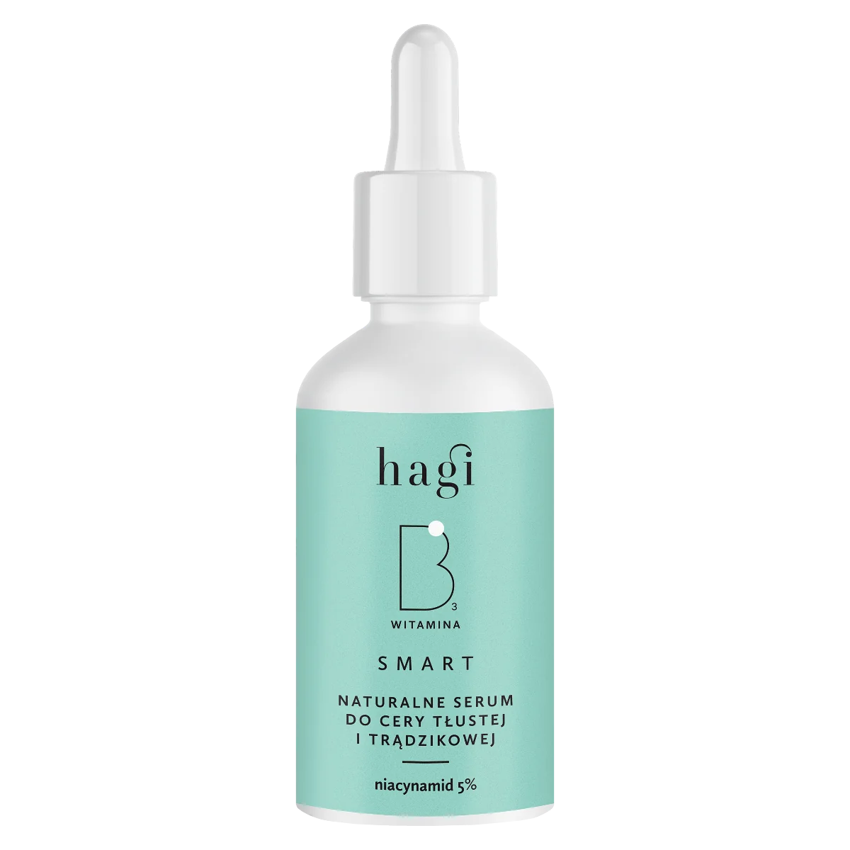 Hagi SMART B naturalne serum do cery tłustej i trądzikowej z niacynamidem 5%, 30 ml