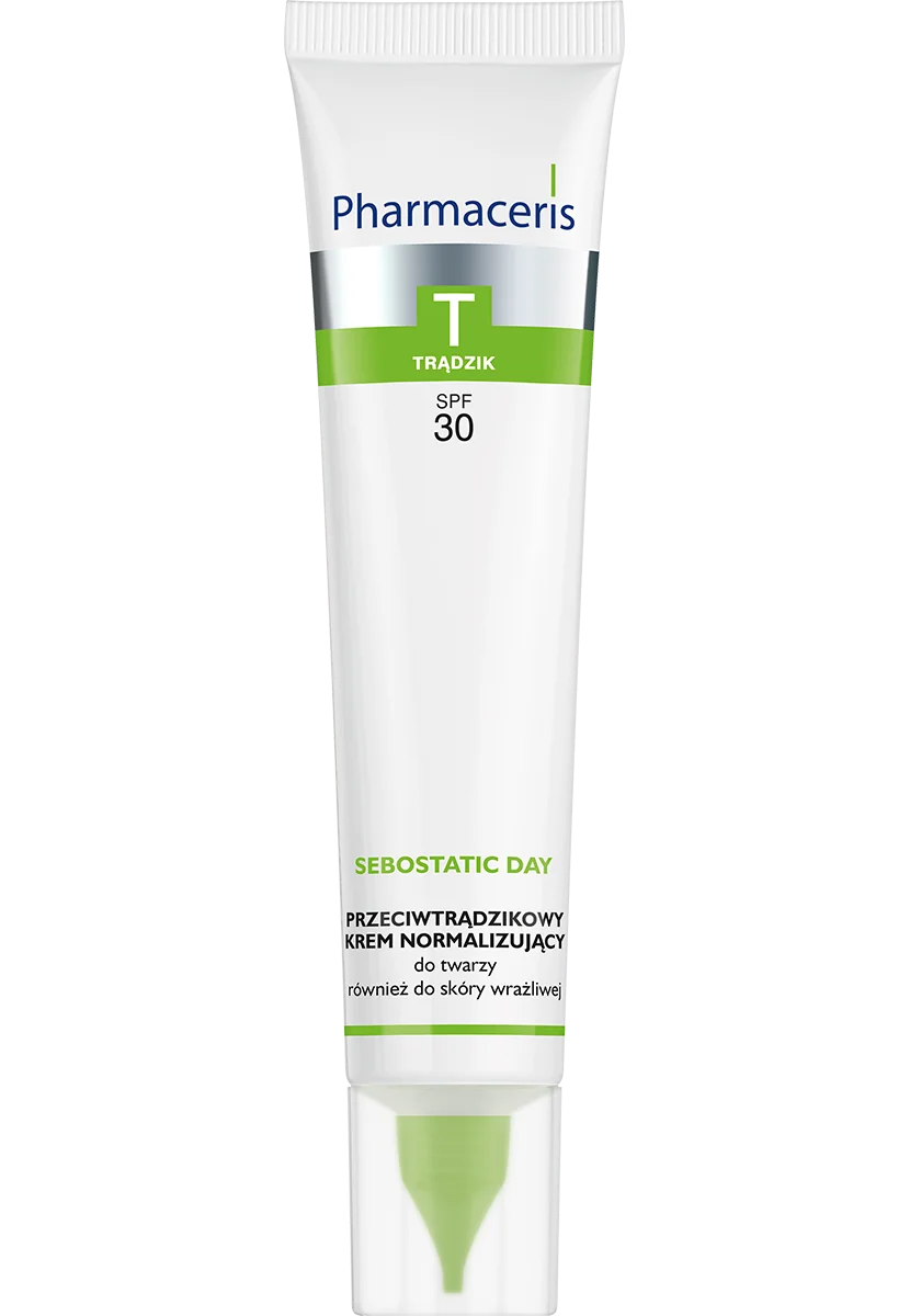 Pharmaceris T Sebostatic przeciwtrądzikowy krem normalizującyy SPF 30, 40 ml