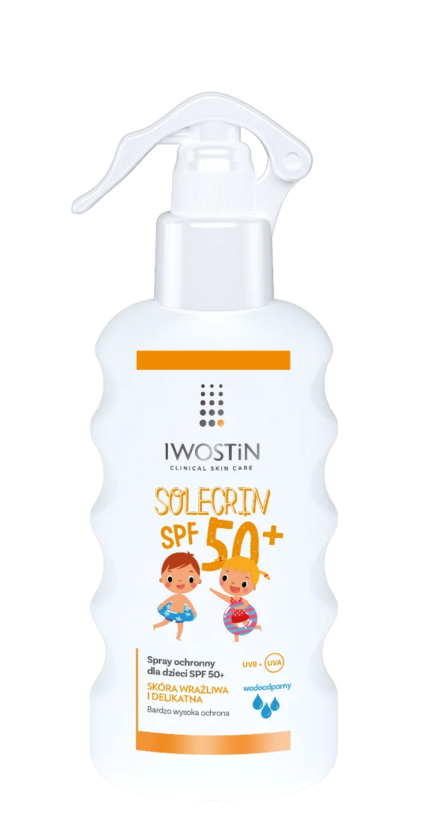 Iwostin Solecrin spray ochronny dla dzieci SPF 50+, 175 ml