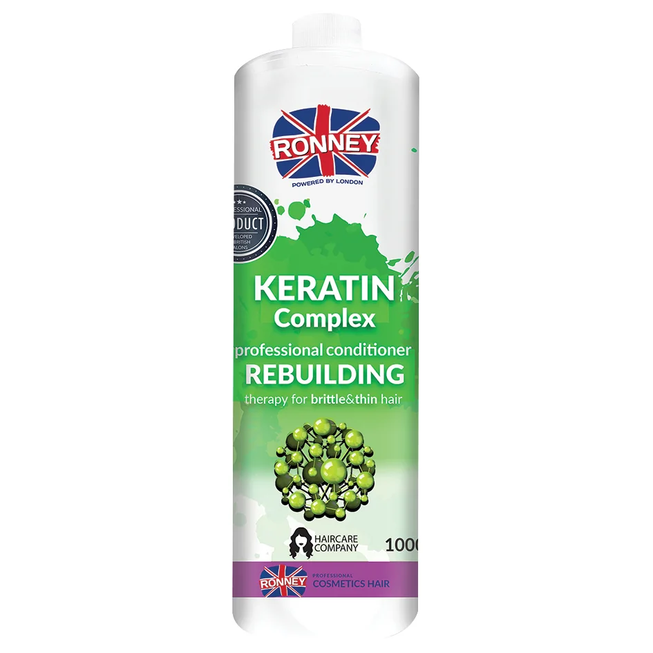 RONNEY Professional Conditioner Keratin Complex Rebuilding Therapy odżywka odbudowująca, 1000 ml