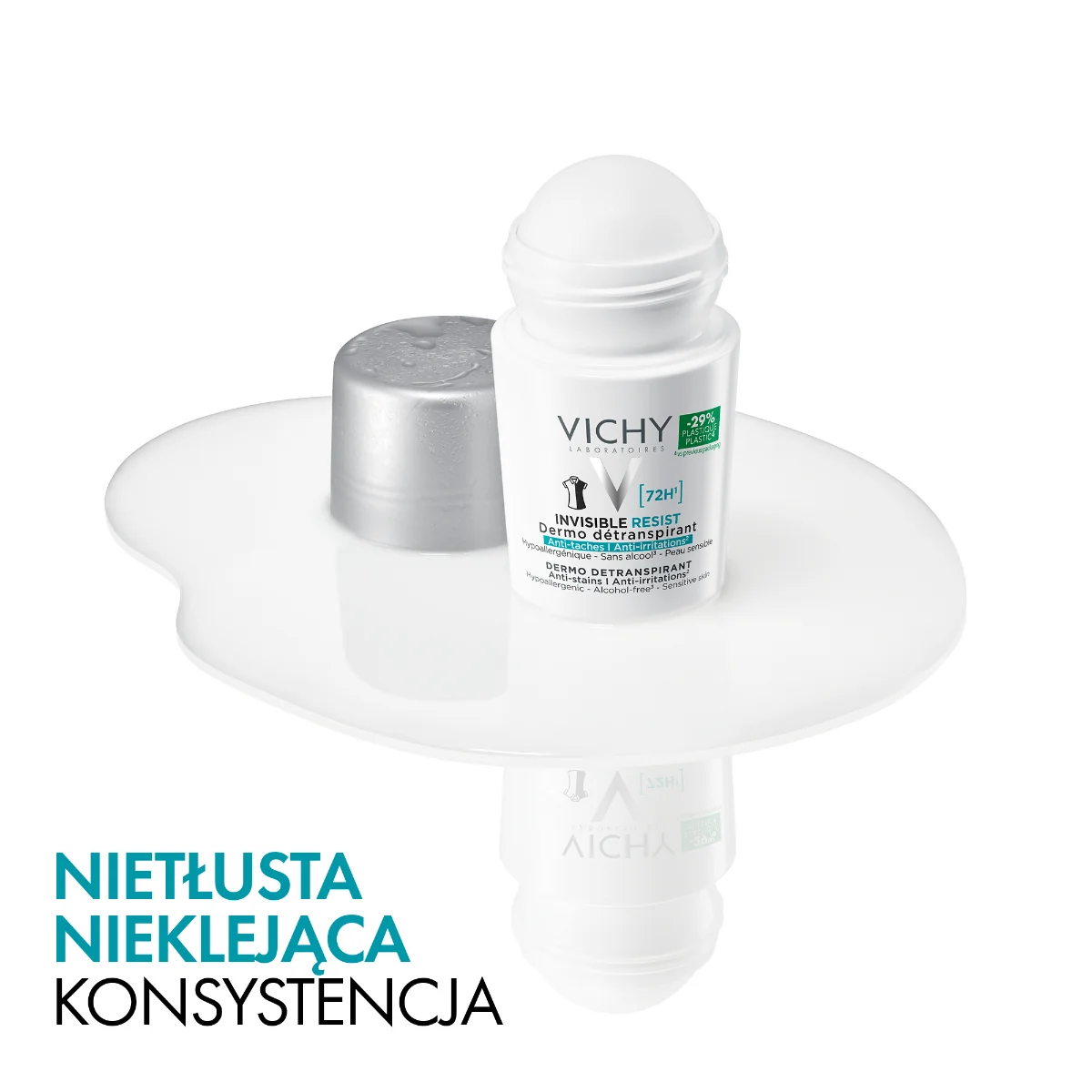 Vichy Invisible Resist Antyperspirant w kulce przeciw śladom 72h, 50ml