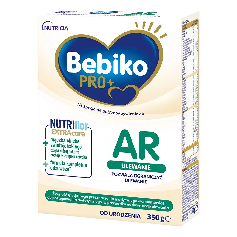 Bebiko PRO+ AR żywność specjalnego przeznaczenia dla niemowląt od urodzenia, 350g