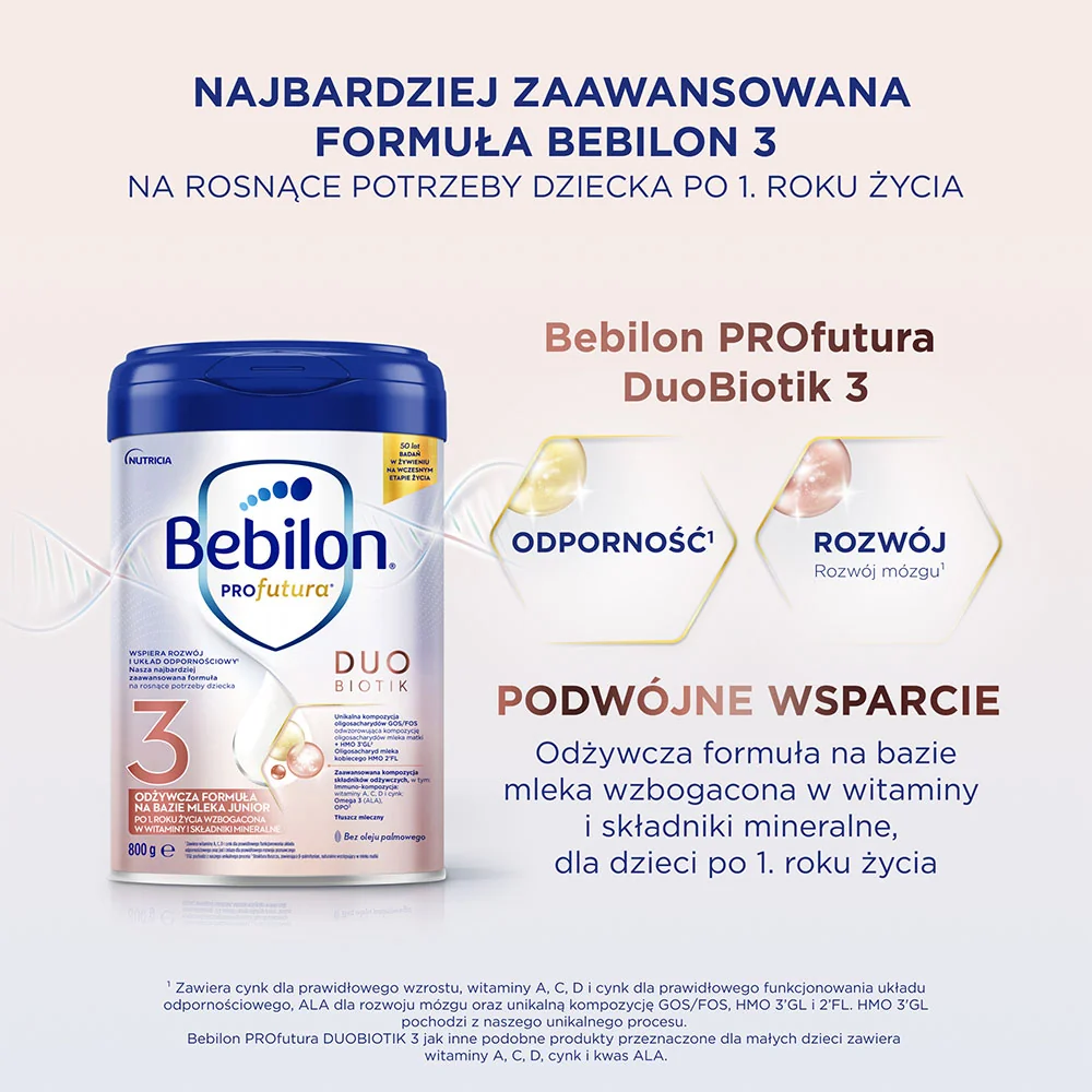 Bebilon Profutura 3 DuoBiotik mleko po 1. roku życia, 800 g