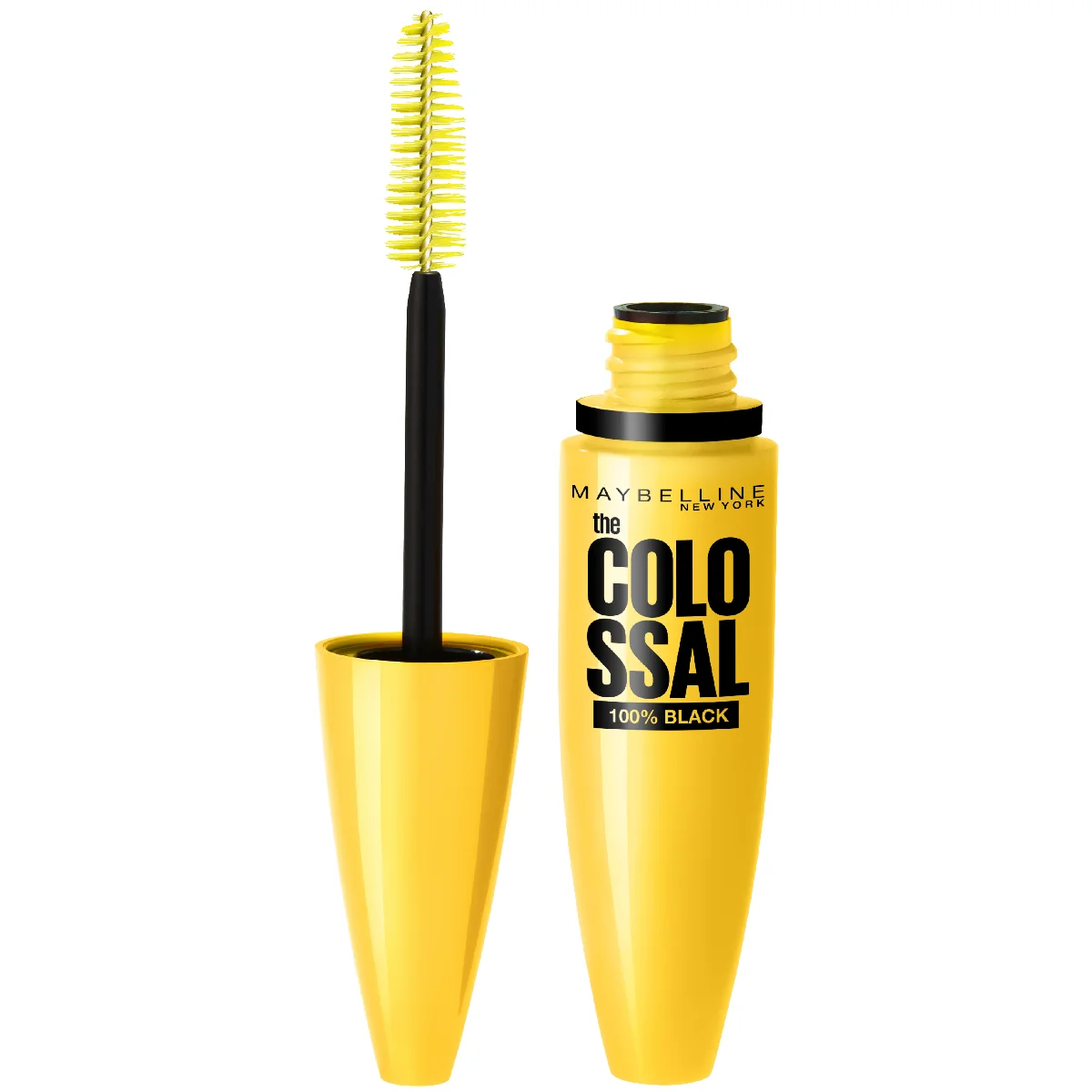 Maybelline New York The Colossal Volum Express tusz do rzęs 100% Black, 10,7 ml