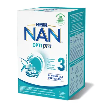 Nestle NAN Optipro 3 mleko modyfikowane dla dzieci po 1. roku życia, 650 g 