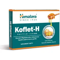 Himalaya Koflet-H, suplement diety, smak imbirowy, 12 pastylek do ssania
