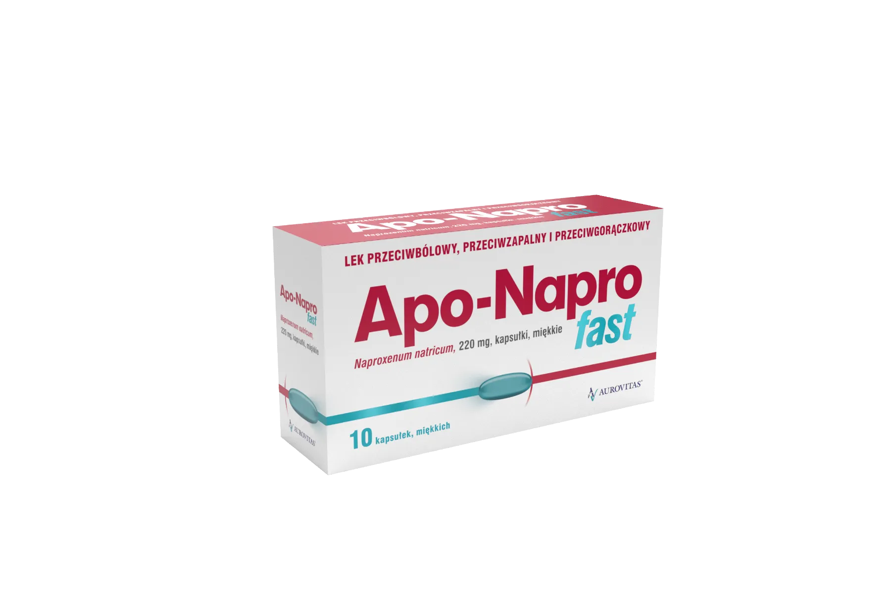 Apo-Napro Fast, 220 mg,  10 kapsułek miękkich