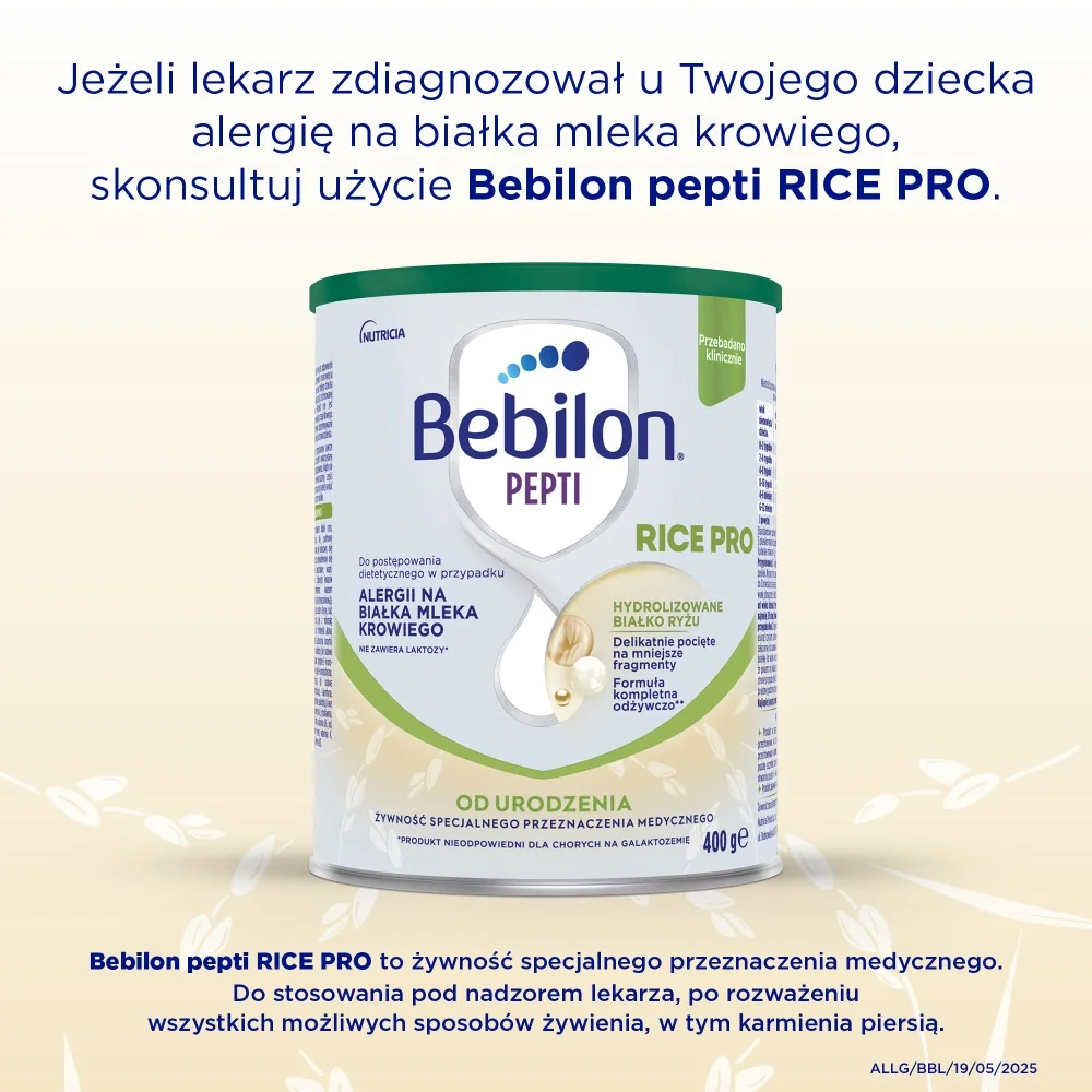 Bebilon pepti Rice PRO proszek, 400 g
