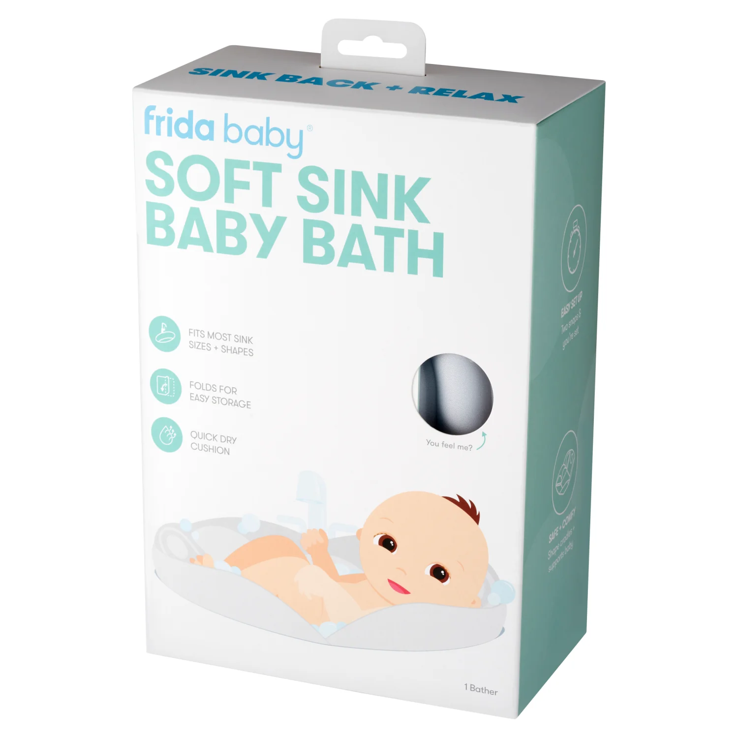 FridaBaby składana wanienka do kąpieli niemowląt, 1 szt.