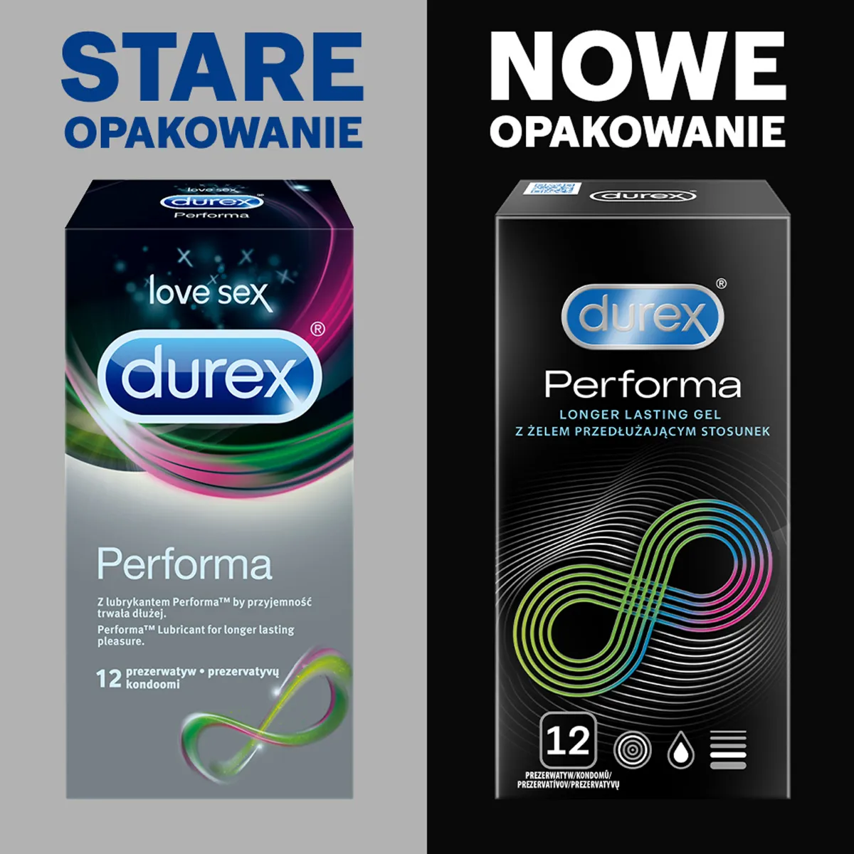 Durex Performa prezerwatywy, 12 szt.
