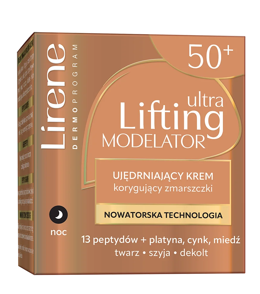 Lirene ujędrniający krem korygujący zmarszczki 50+, 50 ml