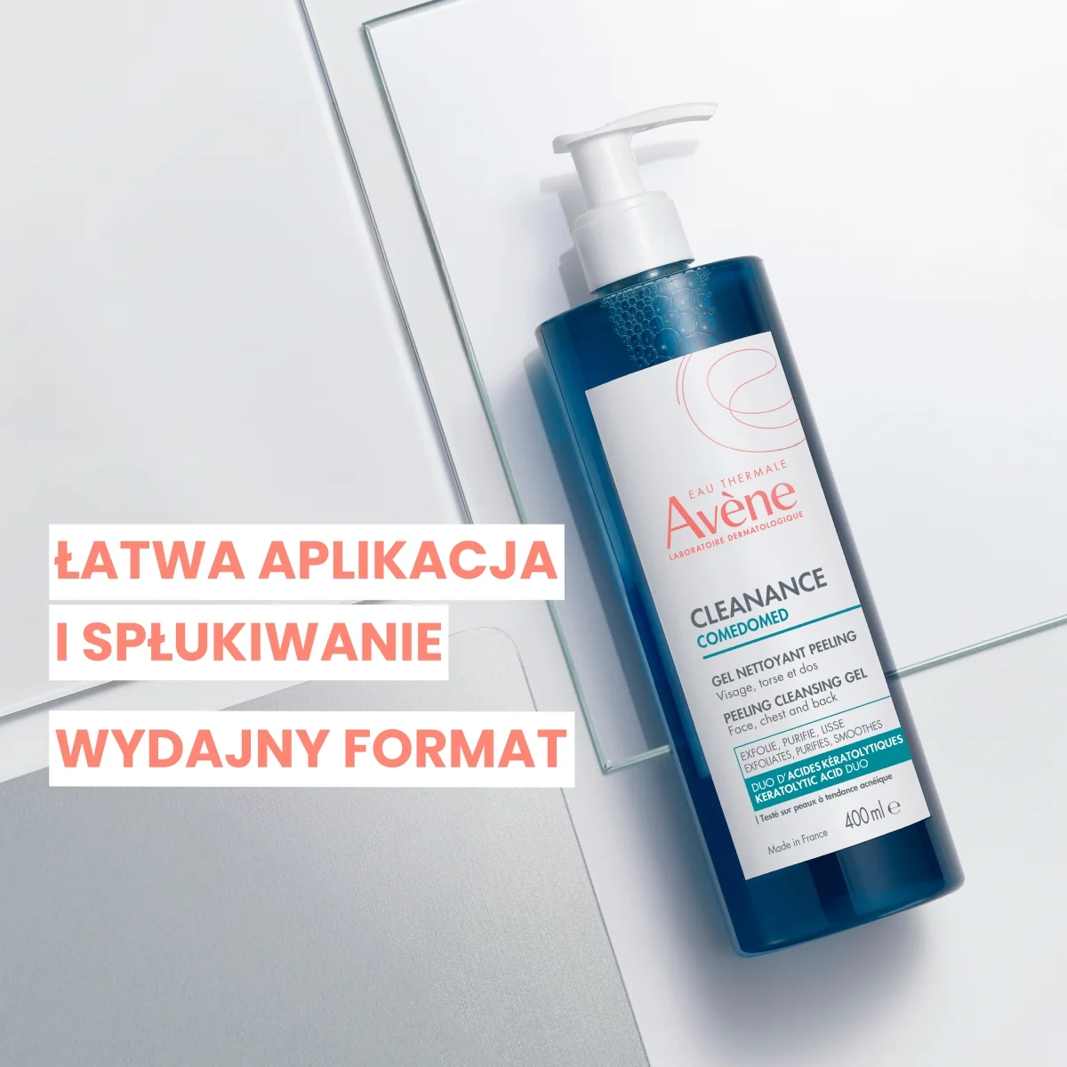 Avène Cleanance Comedomed złuszczający żel do mycia, 400 ml