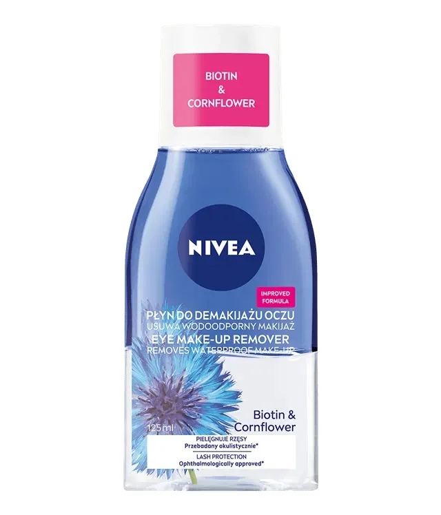 Nivea Biotyna & Chaber dwufazowy płyn do demakijażu, 125 ml